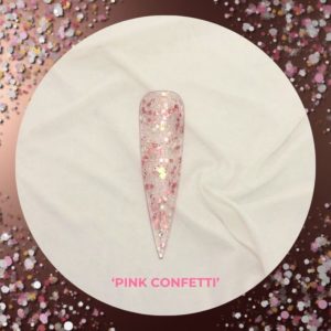 Tipz & Toez Pink Confetti Top Coat